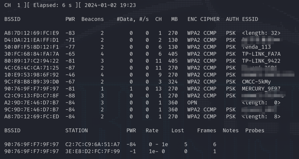 SSID侦察 – Ghost Wolf Lab – Red Team